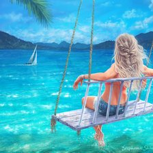 Схема вышивки «МЕЧТЫ О МОРЕ»