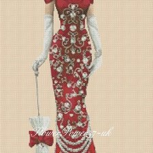 Схема вышивки «Леди»