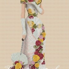 Схема вышивки «Леди»