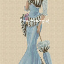 Схема вышивки «Леди»