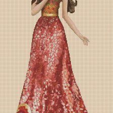 Схема вышивки «Леди»