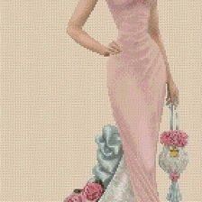 Схема вышивки «Леди»