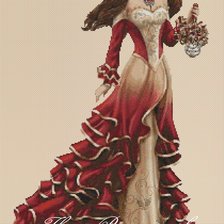 Схема вышивки «Леди»