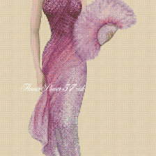 Схема вышивки «Леди»