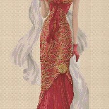 Схема вышивки «Леди»