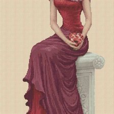 Схема вышивки «Леди»