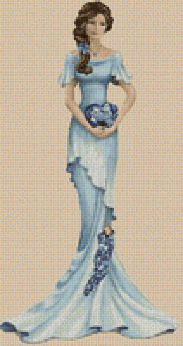 Леди - открытка, образ, женщина, леди, картина, ретро, девушка - предпросмотр