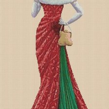 Схема вышивки «Леди»