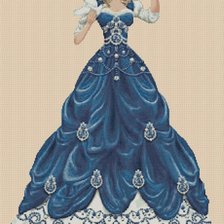 Схема вышивки «Леди»