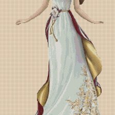 Схема вышивки «Леди»