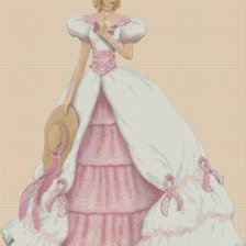 Схема вышивки «Леди»