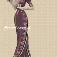 Схема вышивки «Леди»