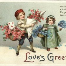 Схема вышивки «Валентинка»