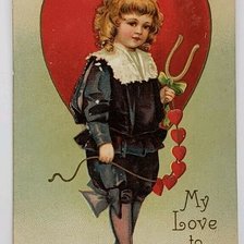 Схема вышивки «Валентинка»