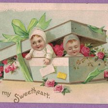 Схема вышивки «Валентинка»