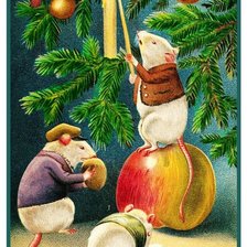 Схема вышивки «Год Крысы»