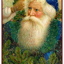Схема вышивки «Дед Мороз»
