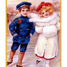 Схема вышивки «Каникулы зимние»