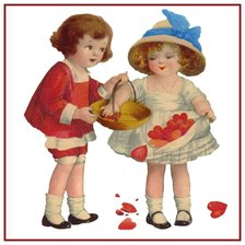 Схема вышивки «Валентинка»