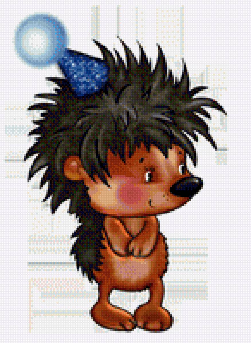 Ёжик - ежик, детское, дикое, животное, картинка - предпросмотр