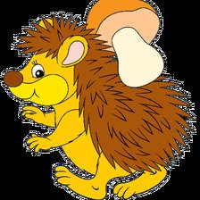 Схема вышивки «Ёжик»