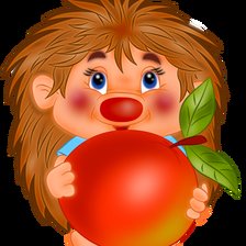 Схема вышивки «Ёжик»