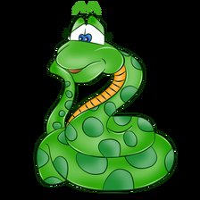 Схема вышивки «Змея»