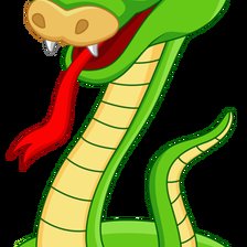 Схема вышивки «Змея»