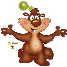 Схема вышивки «Бурундук»