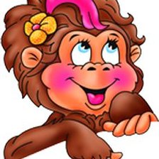 Схема вышивки «Обезьянка»