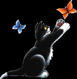 Схема вышивки «Котенок»