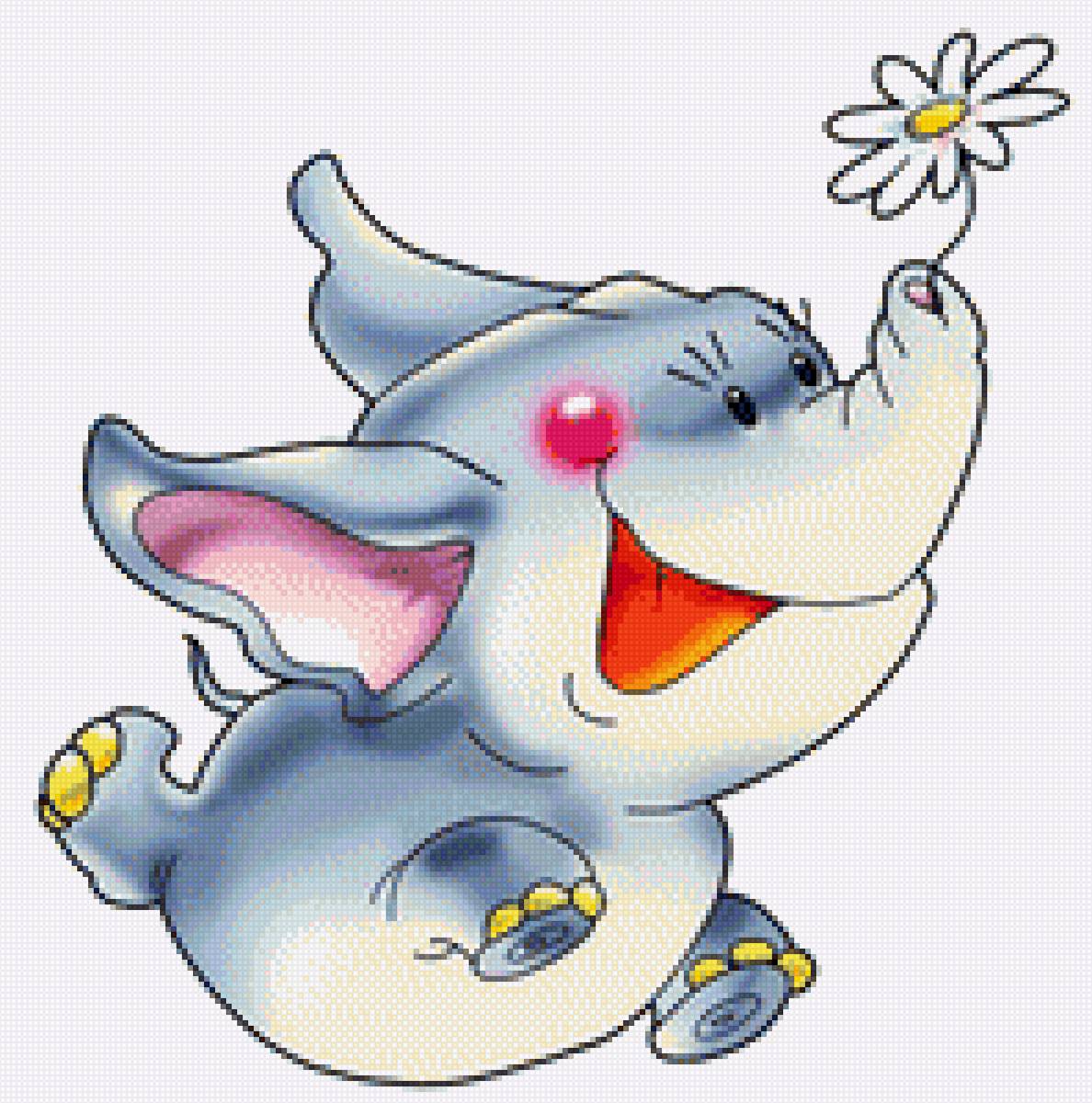 Слоненок Джамбо - слоненок, джамбо, слон, детское, мультяшки, картинка - предпросмотр