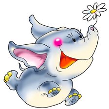 Схема вышивки «Слоненок Джамбо»