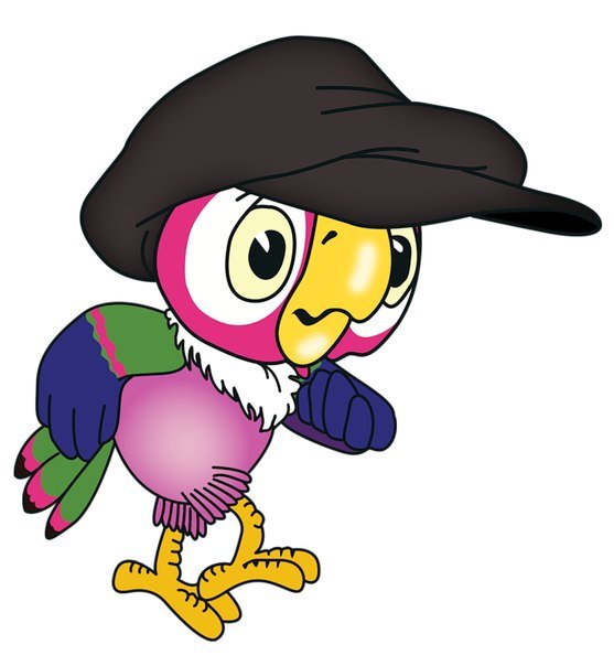 Кеша - десткое, мультяшки, картинка, птица, попугай - оригинал