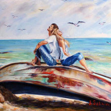 Схема вышивки «ЛЮБОВЬ»