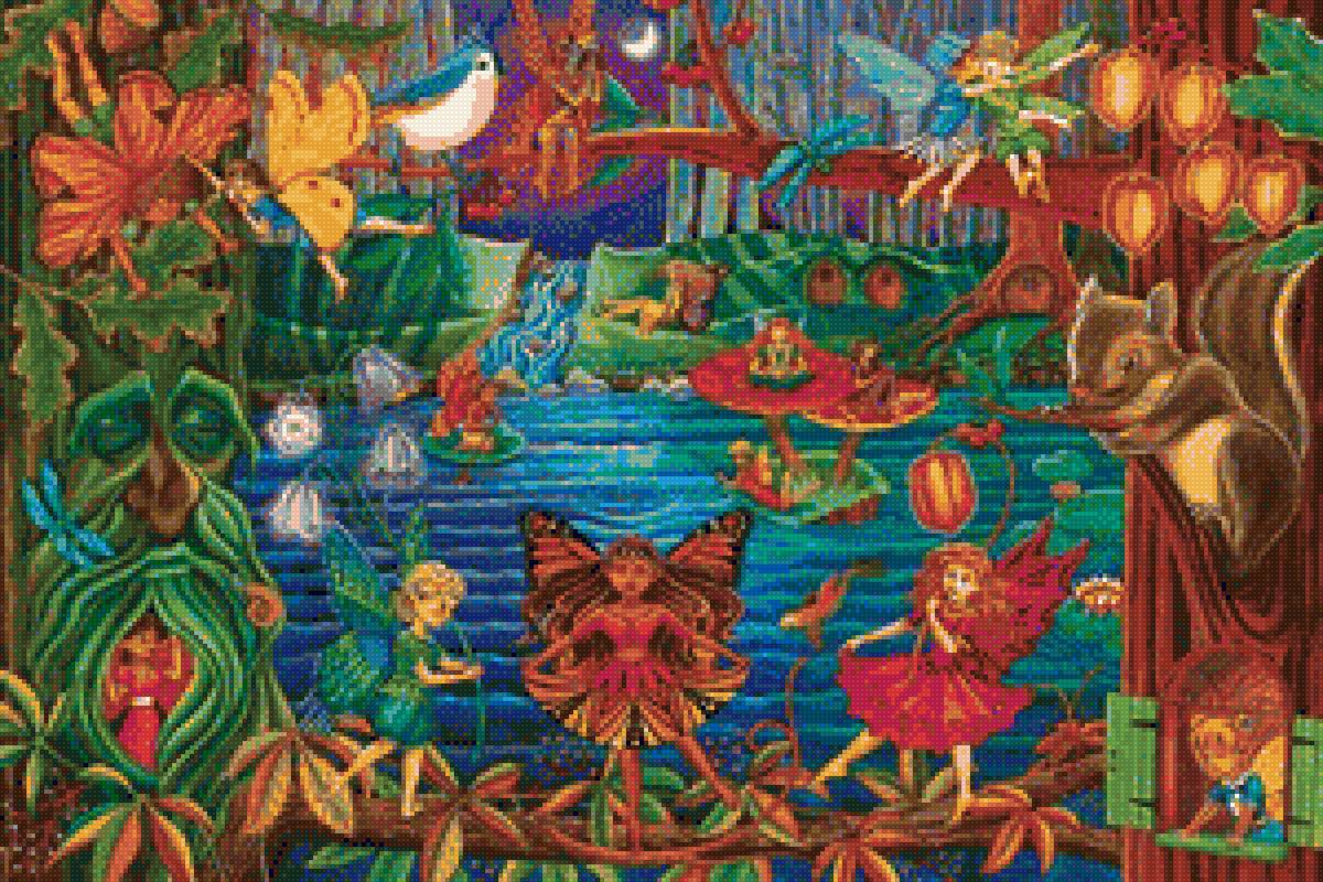 bosque de hadas - paisaje - предпросмотр