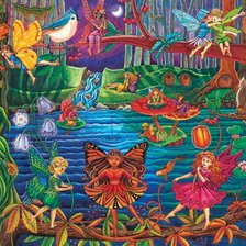 Схема вышивки «bosque de hadas»