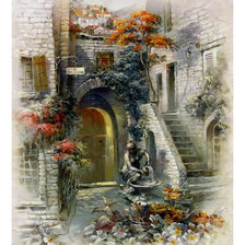 старый дворик