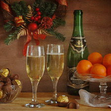 Схема вышивки «новый год»