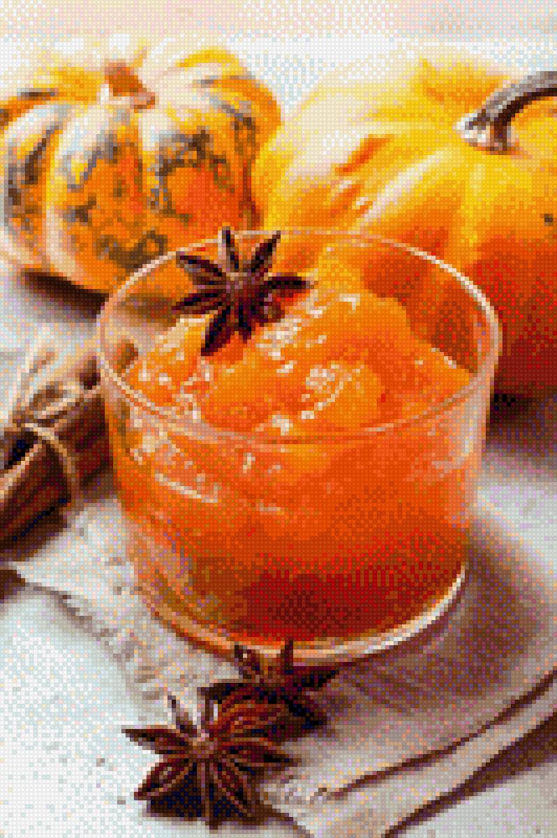 Тыквенный десерт - овощ, блюда, десерт, приготовление, гарбуз, тыква - предпросмотр