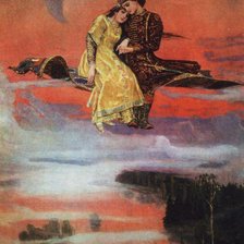 Схема вышивки «Иван-царевич на ковре-самолёте»