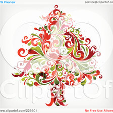 Схема вышивки «Ёлка»