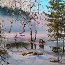 Схема вышивки «Запахло весной...»