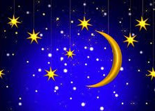 Схема вышивки «Луна и космос»