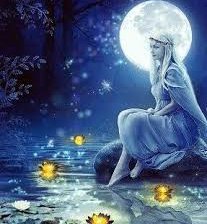 Схема вышивки «Луна и Селена»