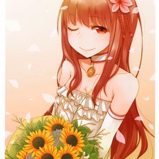 Схема вышивки «Тидори хадзуки Аниме я тебя Так люблю что готова тебя съесть»