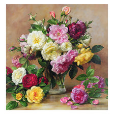 Схема вышивки «Букет. Розы.»
