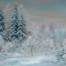 Схема вышивки «Зимняя сказка»