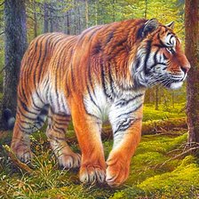 Схема вышивки «Хозяин тайги»