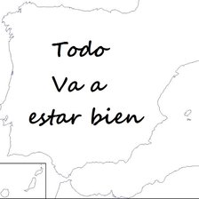 Схема вышивки «TODO VA A ESTAR BIEN»